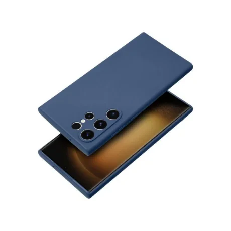 Husa Swissten Silicon Soft Joy pentru Samsung Galaxy S24 Ultra, Albastru