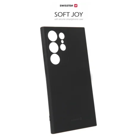 Husa Swissten Silicon Soft Joy pentru Samsung Galaxy S24 Ultra, Negru