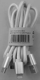 CABLU INCARCARE 3IN 1 ALB 1M bulk thumb