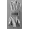 CABLU INCARCARE 3IN 1 ALB 1M bulk