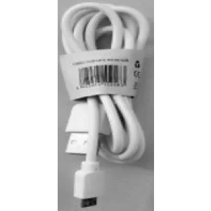 Cablu Incarcare Micro USB Alb 1M