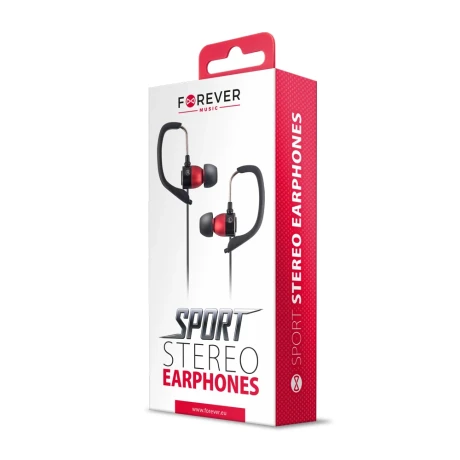 Forever Sport Music headset jack 3,5mm red