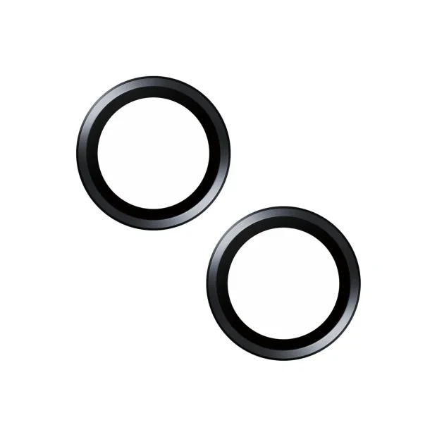 Folie Sticla Camera PanzerGlass Hoops pentru iPhone 15/15 Plus Negru
