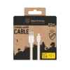 Cablu de ata de cusut tactic USB-A/Lightning 1m Alb