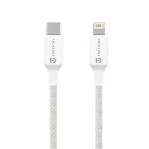 Cablu de ata de cusut tactic USB-C/Lightning 2m Alb