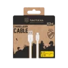 Cablu de ata tactic pentru cusut USB-A/USB-C 1m Alb
