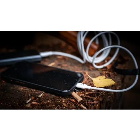 Cablu de ata tactic pentru cusut USB-C/USB-C 1m Alb