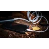 Cablu de ata tactic pentru cusut USB-C/USB-C 2m Alb