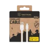 Cablu de ata tactica pentru cusut USB-A/USB-C 0.3m Alb
