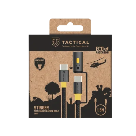 Cablu Stinger Tactic USB-C/USB-C 1.5m Negru 