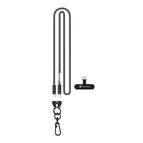 Cablu tactic USB-C 1.2m Verde