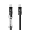 Cablu tactic USB-C tip sarma 1.2m negru
