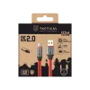 Cablu Tactical Fat Man 2.0 USB-A/USB-C 1m Rosu