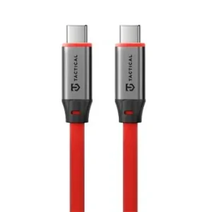 Cablu Tactical Fat Man 2.0 USB-C/USB-C 1m Rosu