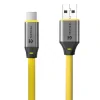 Cablu USB-A/USB-C Tactical Fat Man 2.0, 1m, galben