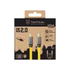 Cablu USB-C/USB-C Tactical Fat Man 2.0, 1m, galben
