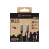 Cablu USB-C/USB-C Tactical Fat Man 2.0, 1m, gri