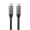 Cablu USB-C/USB-C Tactical Fat Man 2.0, 1m, gri