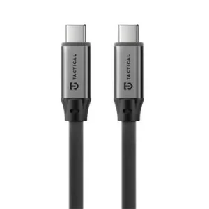 Cablu USB-C/USB-C Tactical Fat Man 2.0, 1m, gri