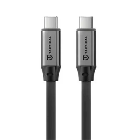 Cablu USB-C/USB-C Tactical Fat Man 2.0, 1m, gri