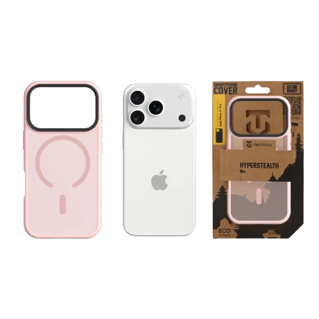Carcasa Tactical MagForce Hyperstealth pentru Apple iPhone 17 Pro, model Pantera Roz