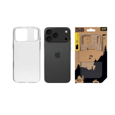 Husa tactica TPU pentru Apple iPhone 17 Pro Max, transparenta
