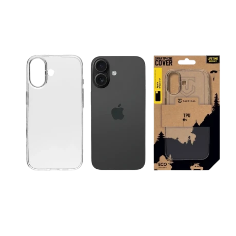Husa tactica TPU pentru Apple iPhone 17, transparenta