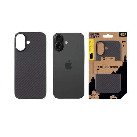 Husa Tactical MagForce Aramid pentru Apple iPhone 17 Neagra