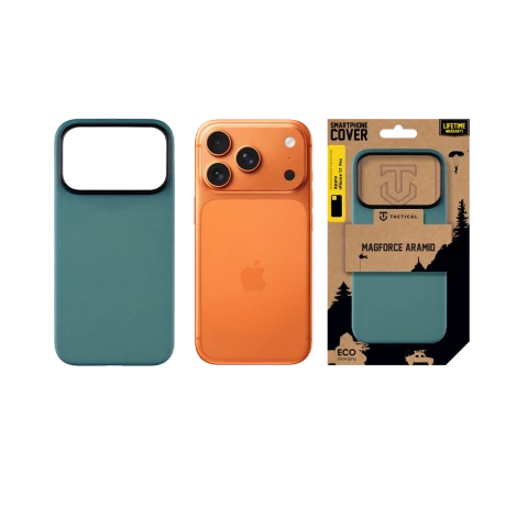Husa Tactical MagForce Aramid pentru Apple iPhone 17 Pro Blue Jay