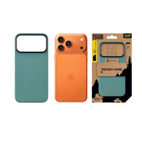 Husa Tactical MagForce Aramid pentru Apple iPhone 17 Pro Max, Blue Jay