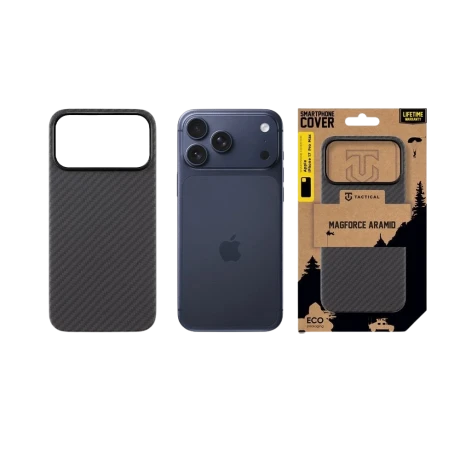 Husa Tactical MagForce Aramid pentru Apple iPhone 17 Pro Max Neagra