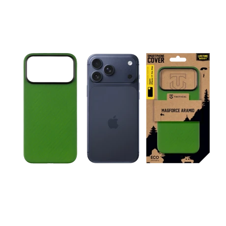 Husa Tactical MagForce Aramid pentru Apple iPhone 17 Pro Max, Verde Toad