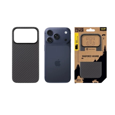 Husa Tactical MagForce Aramid pentru Apple iPhone 17 Pro, Neagra