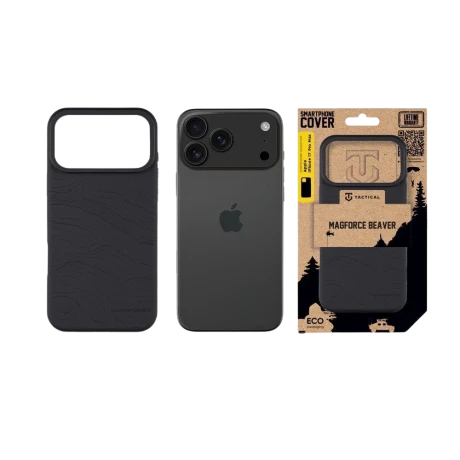 Husa Tactical MagForce Beaver pentru Apple iPhone 17 Pro Max, culoare Asphalt