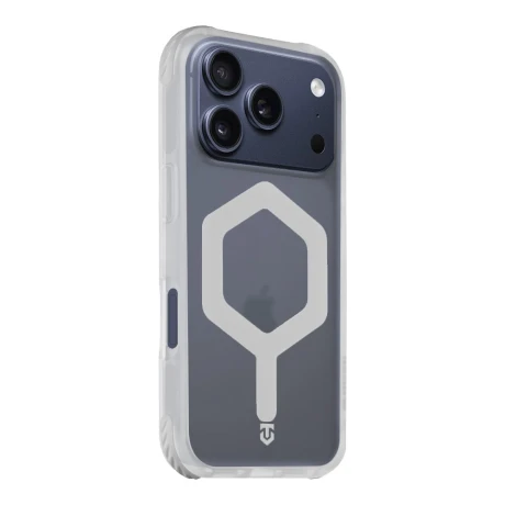 Husa Tactical MagForce Hexagonala pentru Apple iPhone 17 Pro, Alba (T)