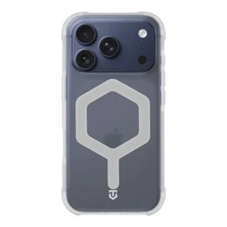 Husa Tactical MagForce Hexagonala pentru Apple iPhone 17 Pro, Alba (T)