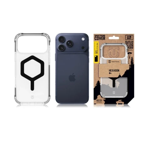 Husa Tactical MagForce Hexagonala pentru Apple iPhone 17 Pro Max, Neagra (T)