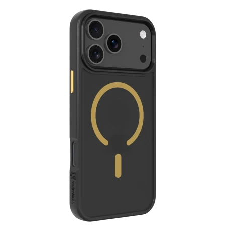 Husa Tactical MagForce Hyperstealth 2.0 pentru Apple iPhone 17 Pro Max, Negru/Galben