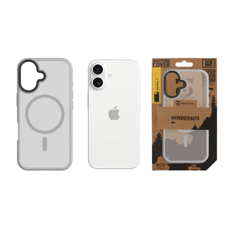 Husa Tactical MagForce Hyperstealth pentru Apple iPhone 17, gri deschis