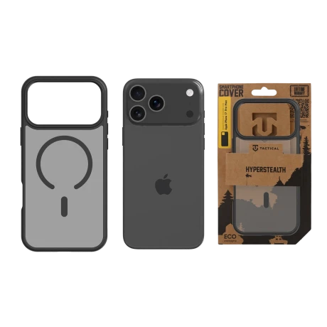 Husa Tactical MagForce Hyperstealth pentru Apple iPhone 17 Pro Max, culoare Asphalt