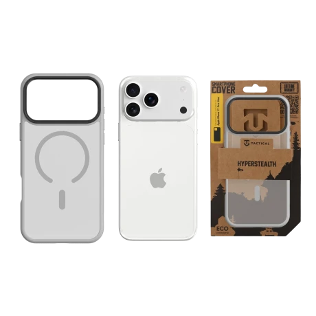 Husa Tactical MagForce Hyperstealth pentru Apple iPhone 17 Pro Max, gri deschis