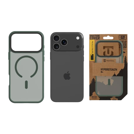 Husa Tactical MagForce Hyperstealth pentru Apple iPhone 17 Pro Max, Verde Padure