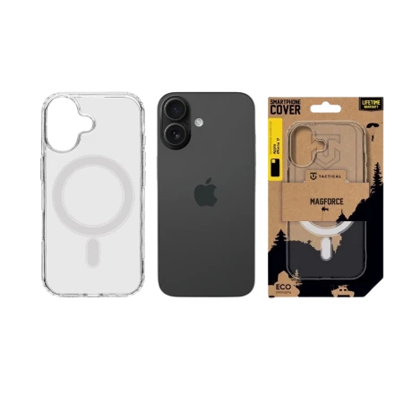 Husa Tactical MagForce pentru Apple iPhone 17, transparenta