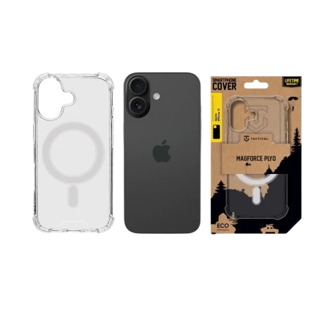 Husa Tactical MagForce Plyo pentru Apple iPhone 17, transparenta