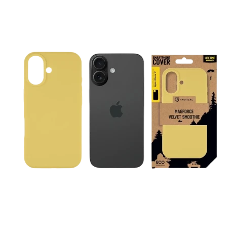 Husa Tactical MagForce Velvet Smoothie pentru Apple iPhone 17, model Banana