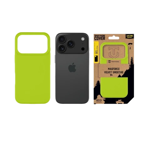 Husa Tactical MagForce Velvet Smoothie pentru Apple iPhone 17 Pro, culoare Avocado