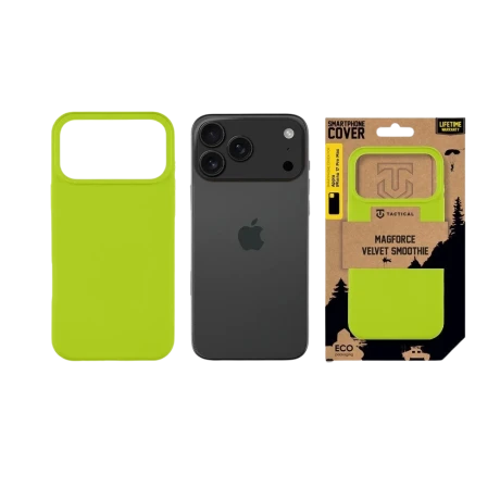 Husa Tactical MagForce Velvet Smoothie pentru Apple iPhone 17 Pro Max, culoare Avocado
