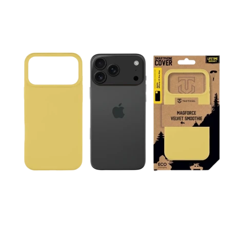 Husa Tactical MagForce Velvet Smoothie pentru Apple iPhone 17 Pro Max, model Banana