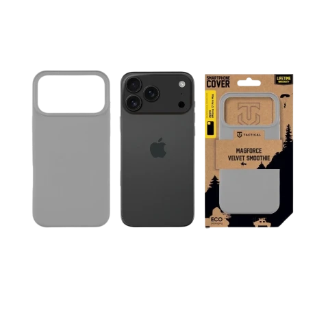 Husa Tactical MagForce Velvet Smoothie pentru Apple iPhone 17 Pro Max, model Foggy