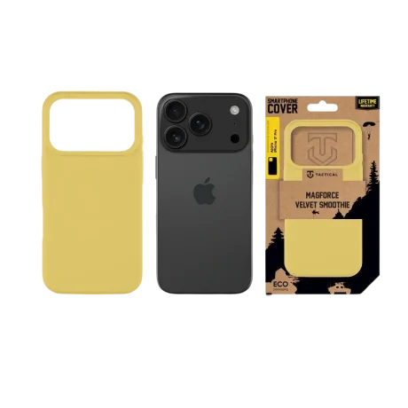 Husa Tactical MagForce Velvet Smoothie pentru Apple iPhone 17 Pro, model Banana
